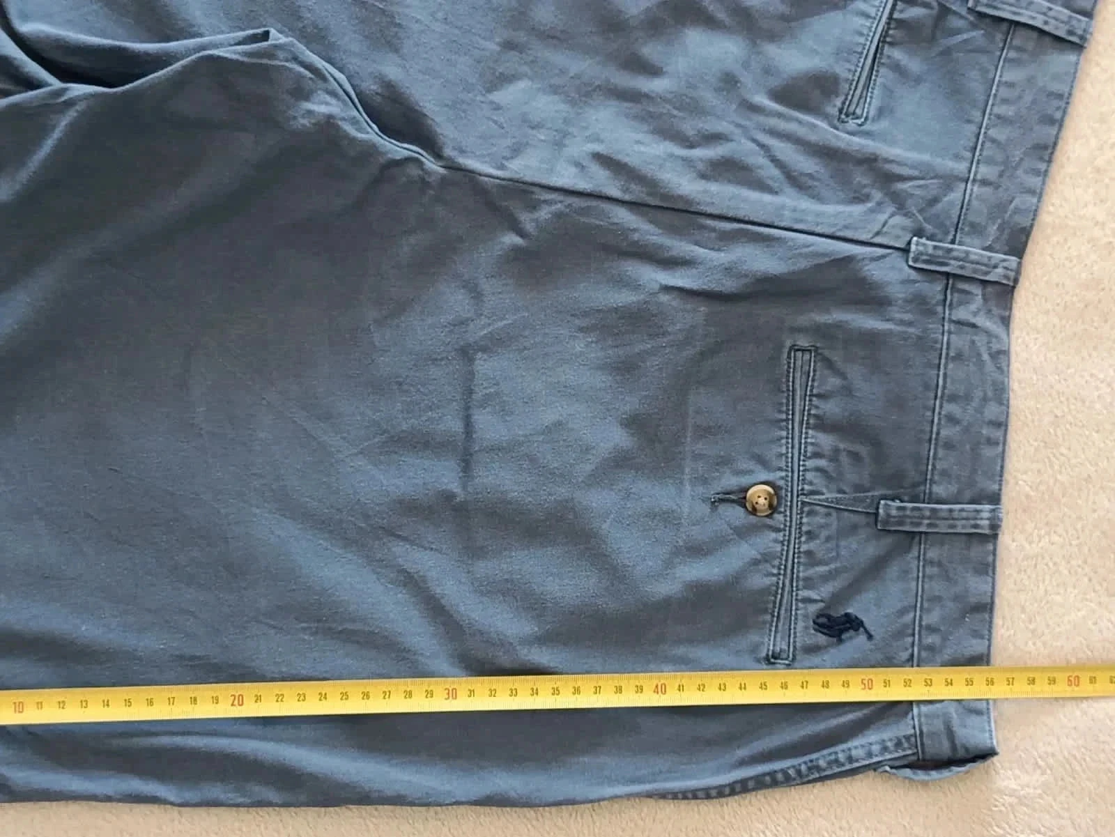 Polo Ralph Lauren azul de ajuste relajado con logo bordado Talla 35 – photo 19